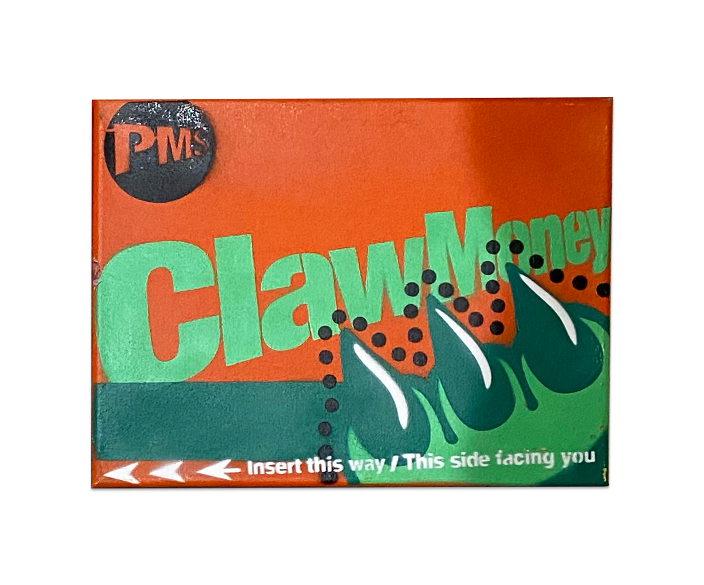 CLAW METRO CARD CANVAS (9" x 12")