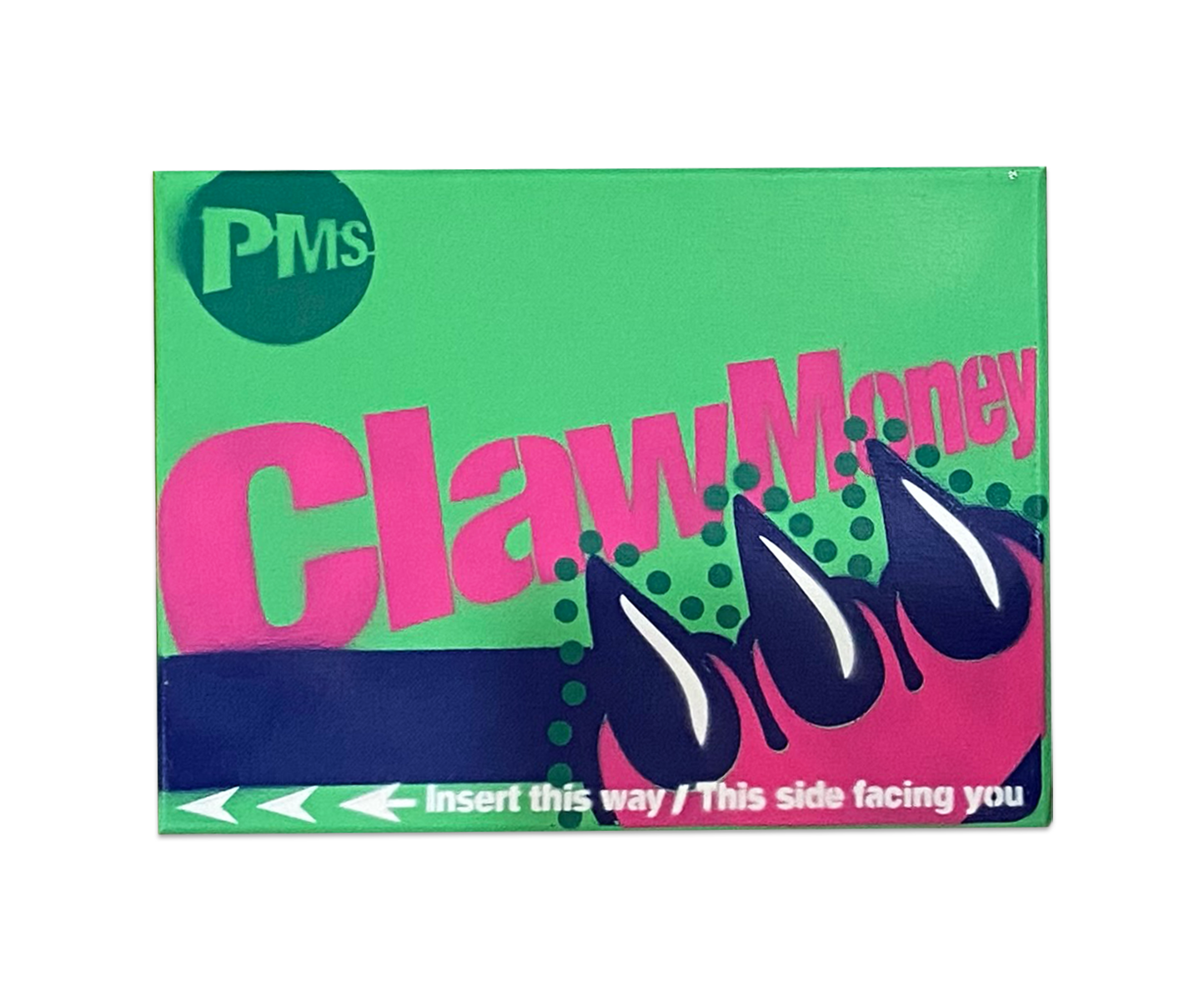 CLAW METRO CARD CANVAS (9" x 12")