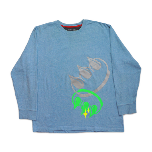 REFLECTIVE BABY BLUE CLAW CREWNECK