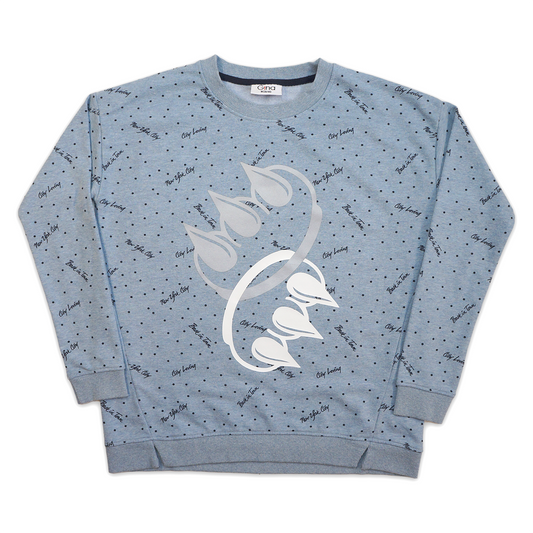 LINKED UP CLAW CREWNECK (WHITE & 3M)