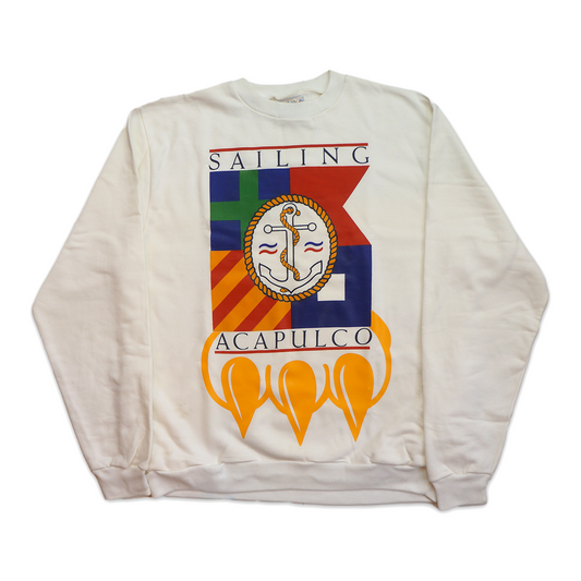 VINTAGE ACAPULCO SAILING TEAM CLAW CREWNECK