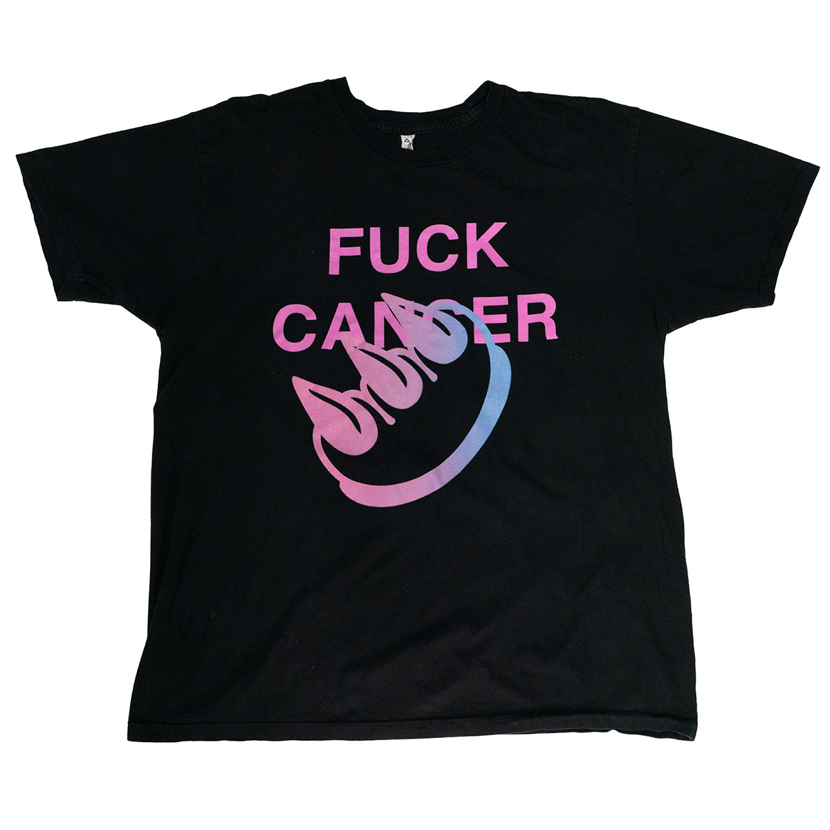 F%*K CANCER GRADIENT CLAW TEE