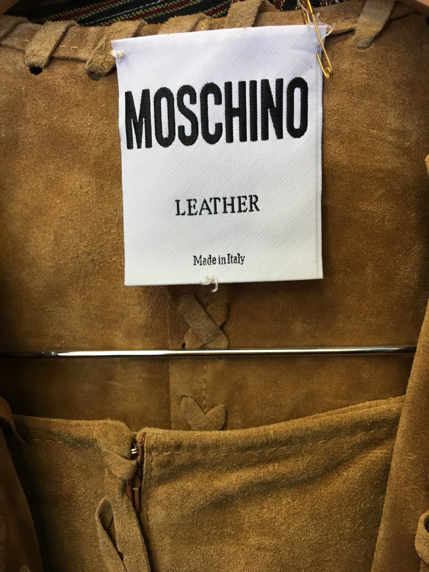 Vintage Moschino Leather suit