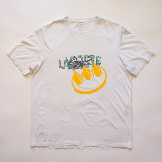 LACOST FLOCKED CLAW TEE