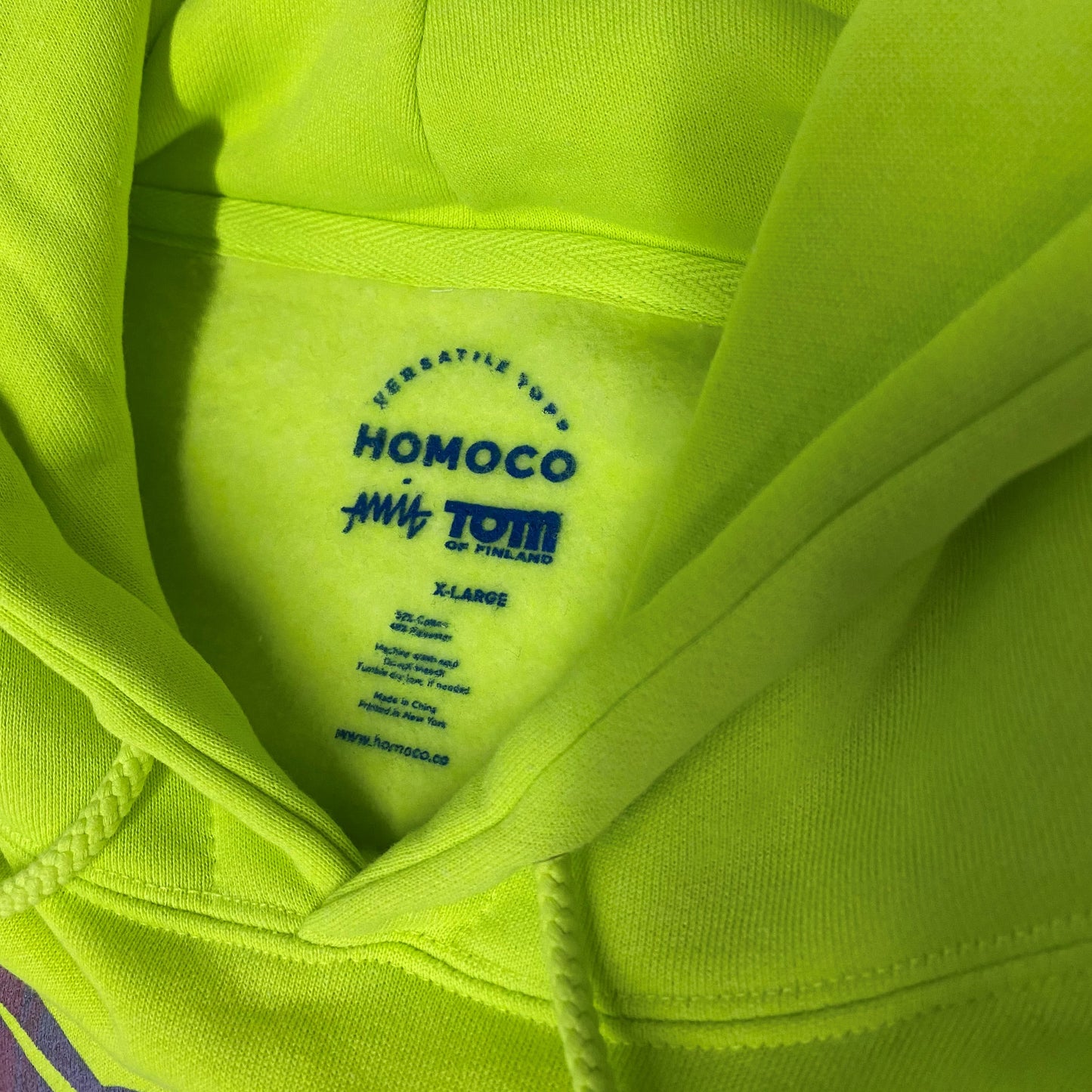 NEON SAFETY GREEN CLAW  HOODIE