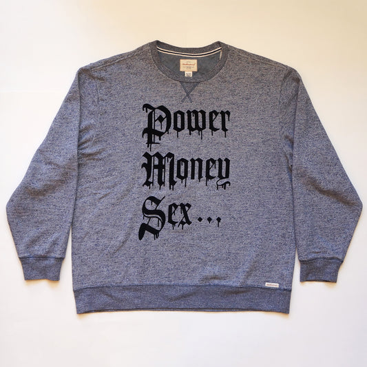 PMS HEATHER BLUE CREWNECK SWEATSHIRT
