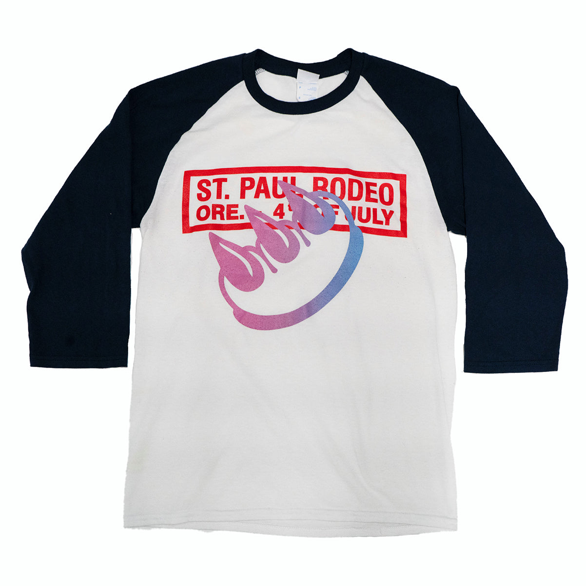ST PAUL RODEO GRADIENT CLAW BASEBALL TEE