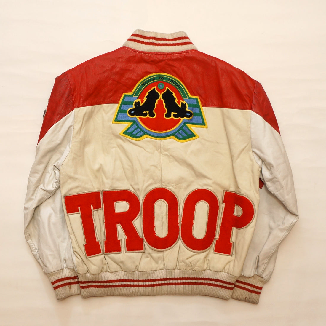 Vintage "STYLE BY TROOP" Leather Troop Jacket