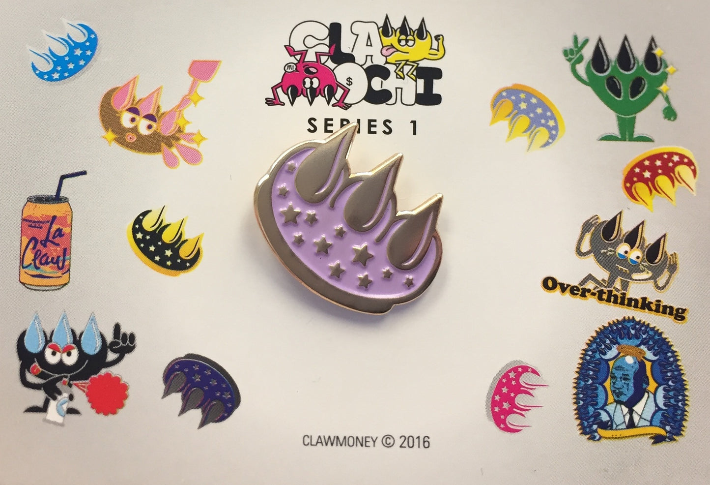 Violet Claw Pin