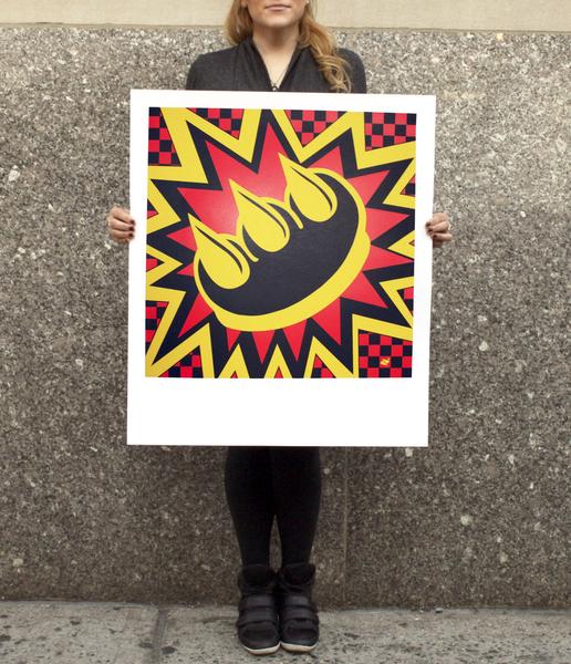 Yellow & Red Claw Money Print