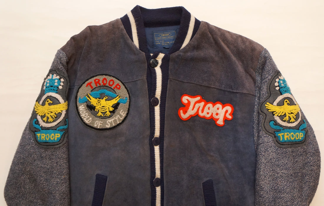 Vintage 1980's L.L. COOL J "Fashion Club" TROOP Leather Jacket