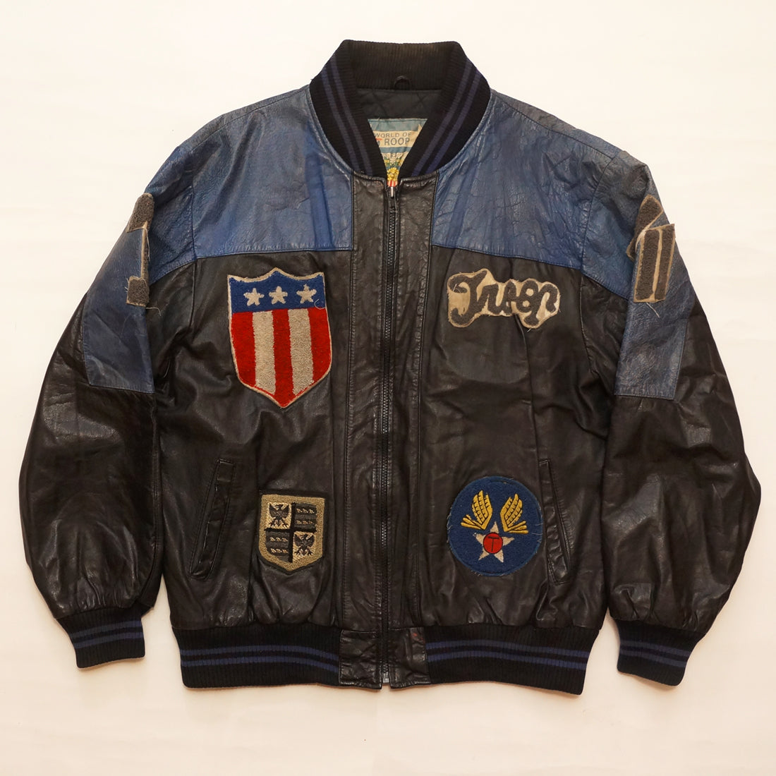 Vintage "Style By Troop" Leather Troop Jacket (XL)