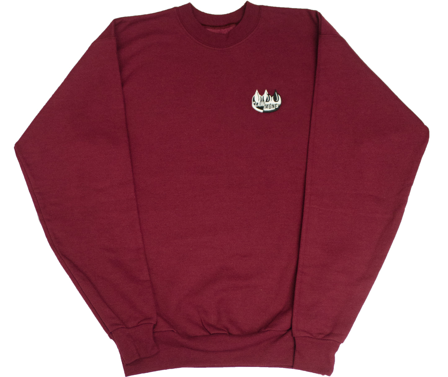 CLAW MONEY Maroon Pullover