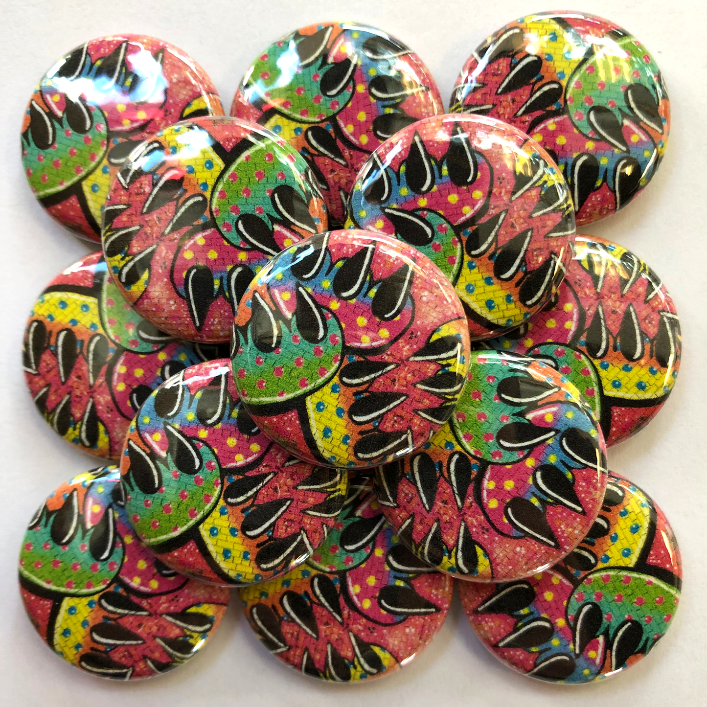 Pink CLAW Throw Up Button