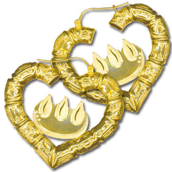 Bamboo Claw Money Earring