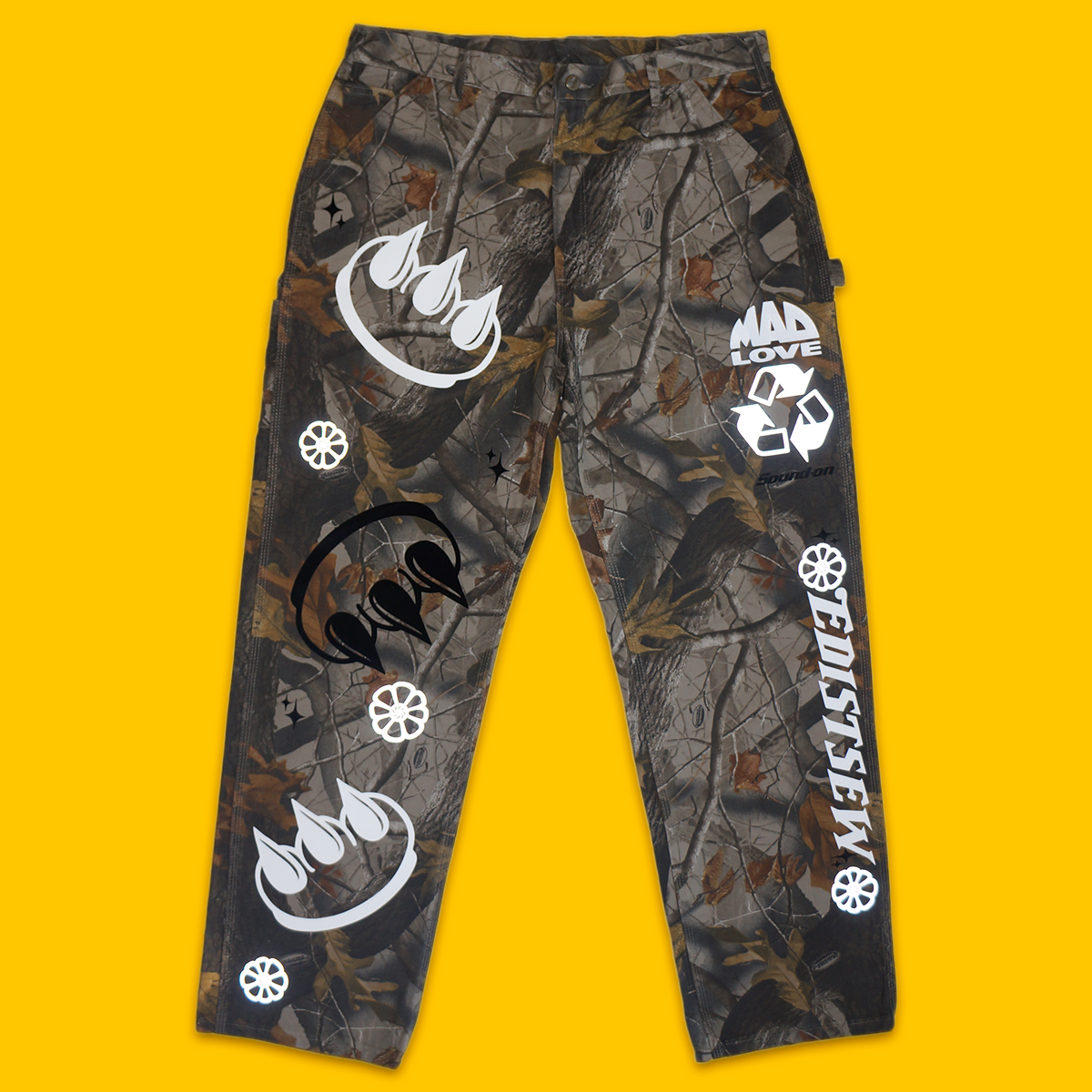 EDISTSEW X CLAW 1 OF 1 "REAL TREE" CARHARTT CARPENTER PANTS