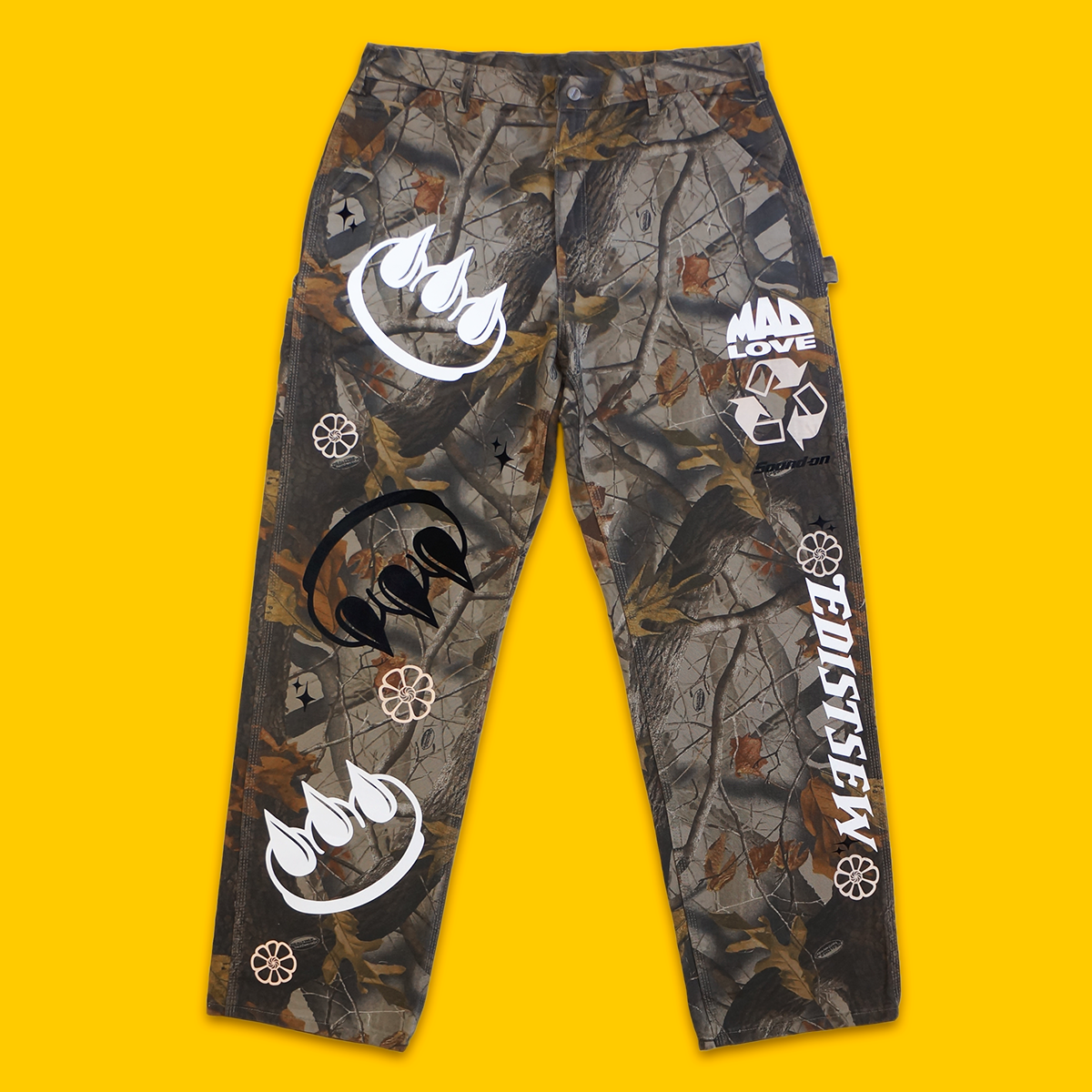 EDISTSEW X CLAW 1 OF 1 "REAL TREE" CARHARTT CARPENTER PANTS