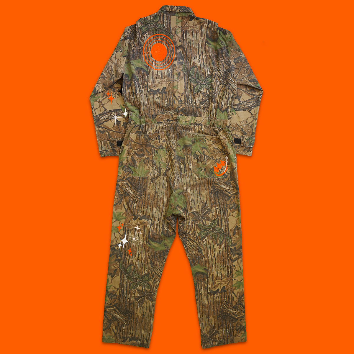 EDISTSEW X CLAW 1 OF 1 VINTAGE "CAMO" COVERALLS