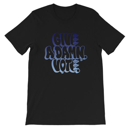 GIVE A DAMN VOTE X CLAW TEE BLACK