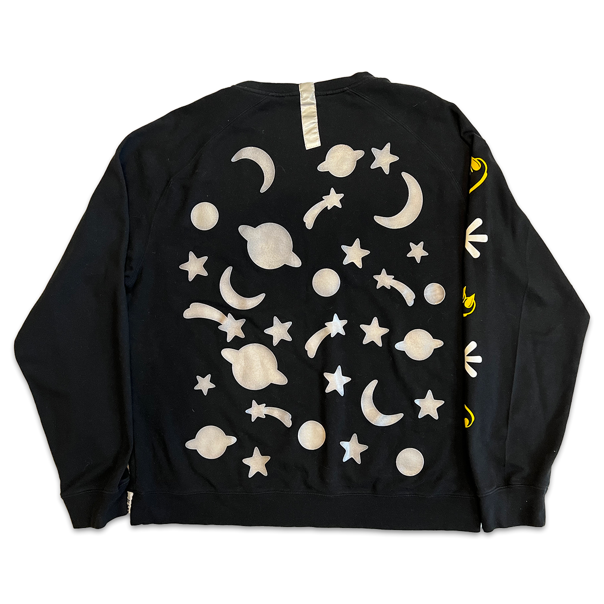 GLOW IN THE DARK SPACED OUT CLAW CREWNECK