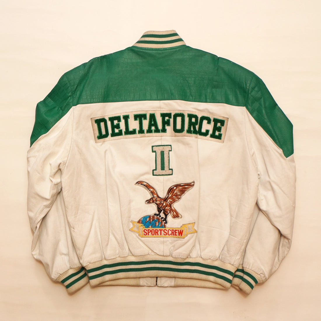 Vintage "DELTA FORCE" Leather Jacket
