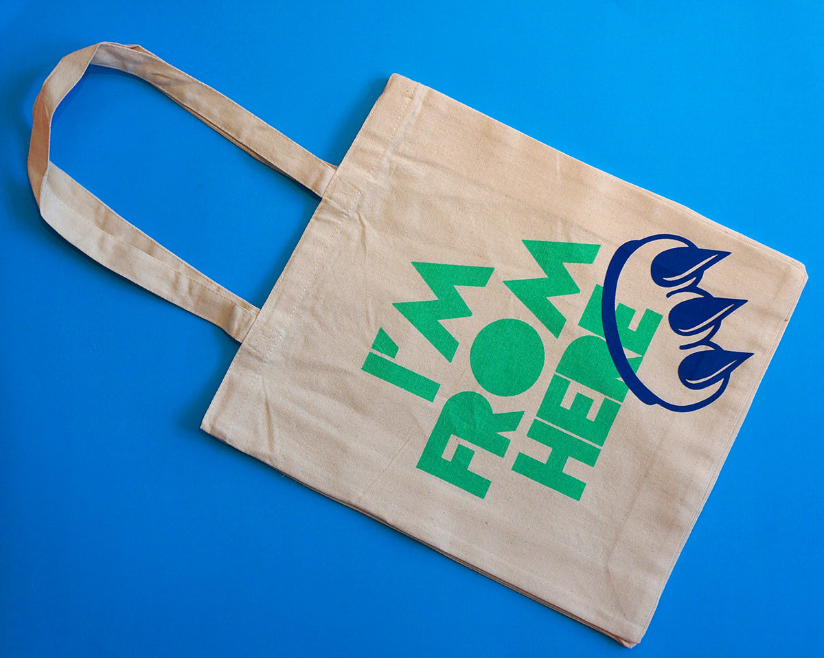 "I'm From Here" CLAW TOTE