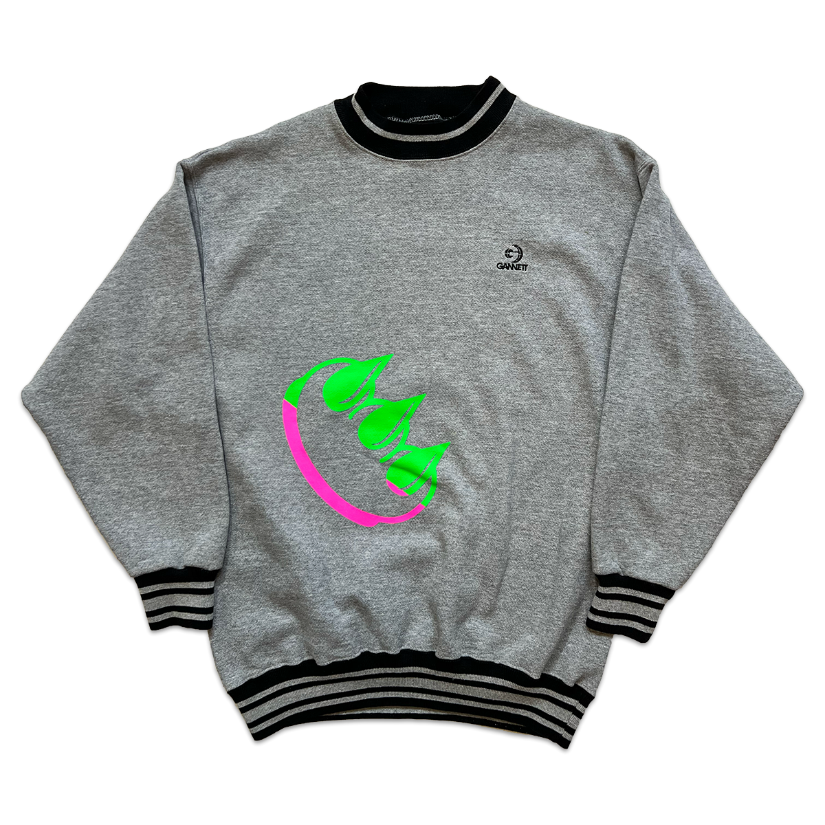 VINTAGE GREY SPLIT CLAW CREWNECK