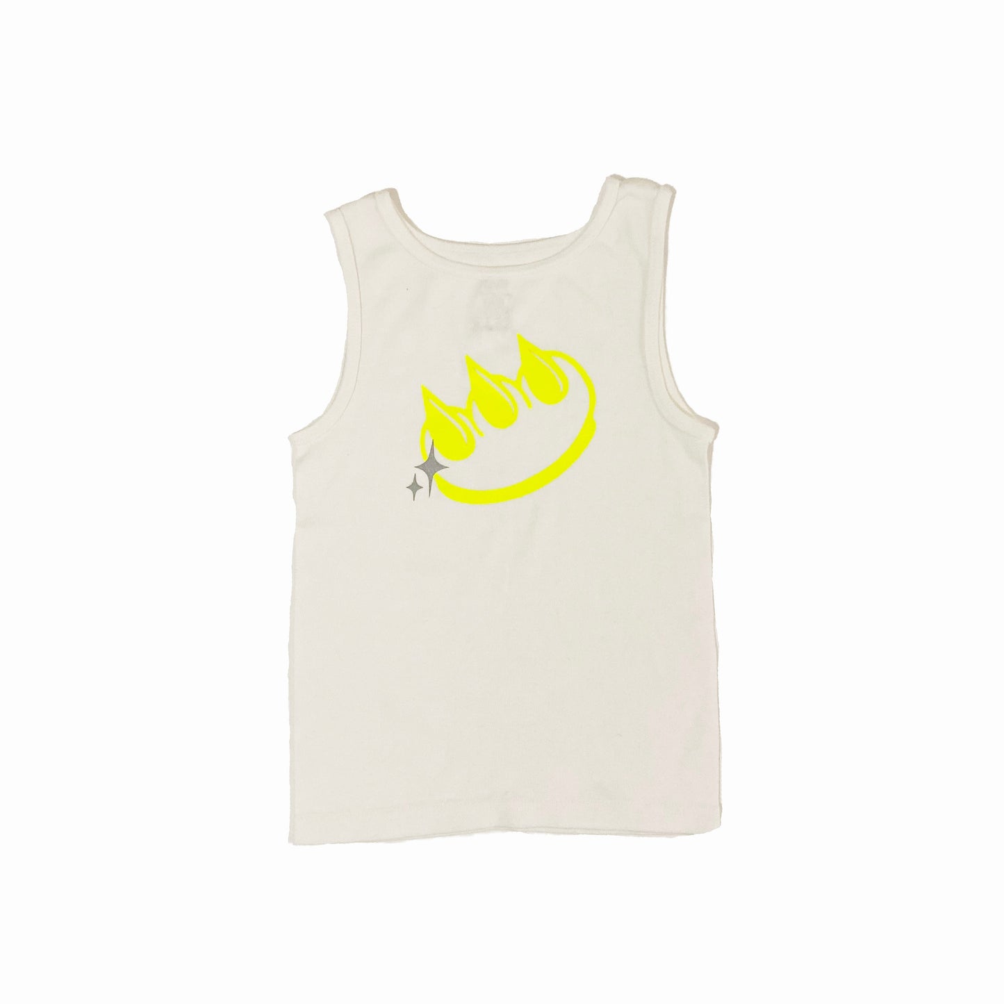 FLUORESCENT YELLOW CLAW TANK TOP