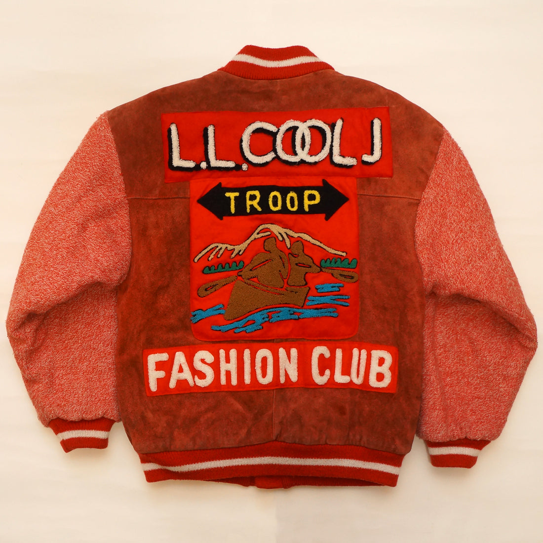 Vintage Leather "L.L. Cool J" Fashion Club Troop Jacket