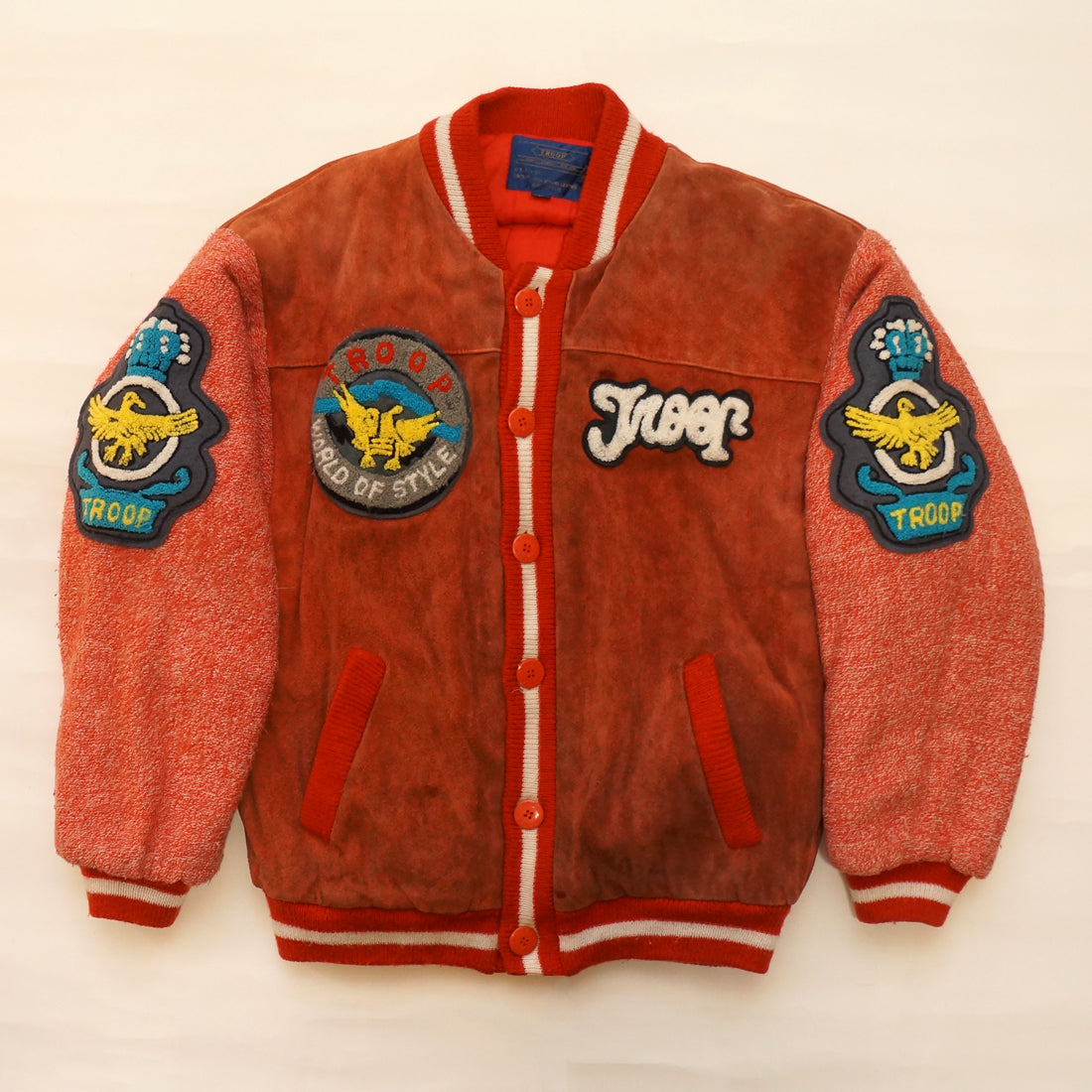 Vintage Leather "L.L. Cool J" Fashion Club Troop Jacket